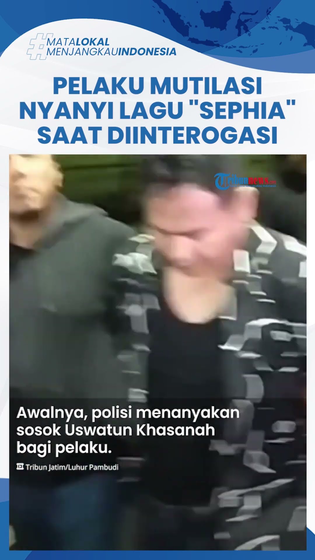 Bak Tak Ada Rasa Bersalah, Pelaku Mutilasi Wanita Koper Merah Nyanyi Lagu 'Sephia' saat Diinterogasi