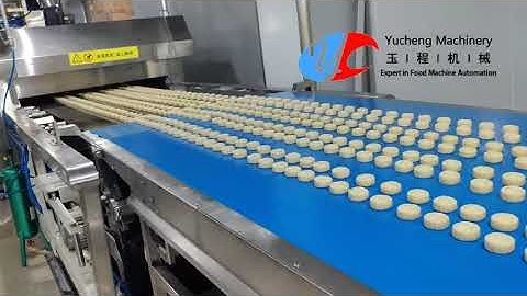 Full Automatic System Maamoul Mooncake Cookies Encrusting Machine