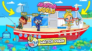 NEW WATER PARK!!! NEW UPDATE IN AVATAR WORLD // EVA GAME WORLD