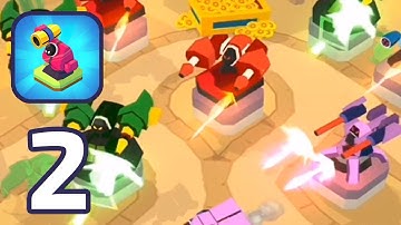 Merge Tower Bots‏ - Gameplay  Part 2 (Android,IOS)