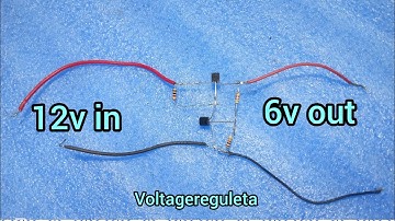how to make 6v voltage regulator circuit. using (bc547 )