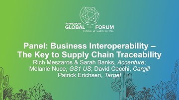 Panel: Business Interoperability – The Key to Supply Chain Traceability
