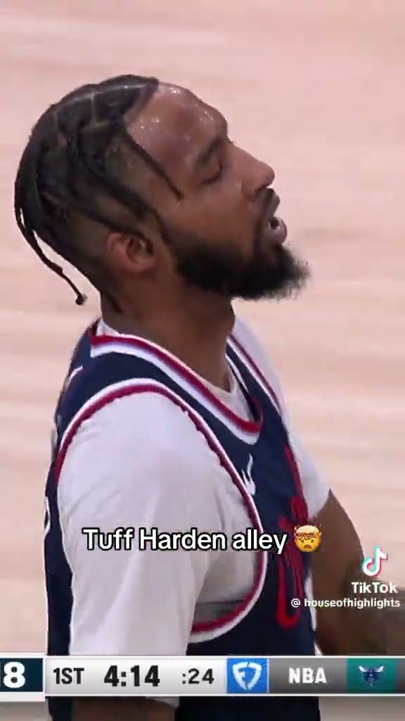Tuff Harden Alley #hoodnews #jamesharden #clippers #NBA #basketball #sports #dunk #omg #how #wow #us