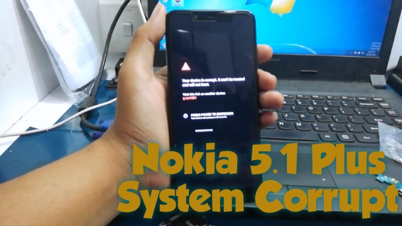 System corrupt android. Прошить Nokia 5.1 Plus.