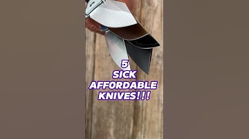 5 Sick Affordable EDC Knives! #edcknife #edcgear #blade #edc