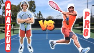 USTA 4.5 vs ATP #388! | Pro-Am Matchup