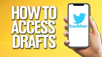 How To Access Drafts On Twittter Tutorial