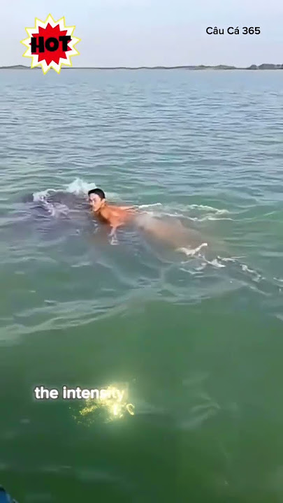 Liều Lĩnh Nhảy Sông Ôm Cá Khổng Lồ #fishing #amazing #cauca365 #short