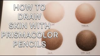 How To Draw Skin Using Prismacolor Pencils