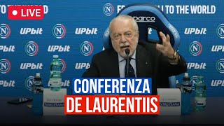 De Laurentiis in conferenza stampa 🎙️ Garcia, Spalletti, Giuntoli e nuovo stadio! 🎥 VIDEO INTEGRALE
