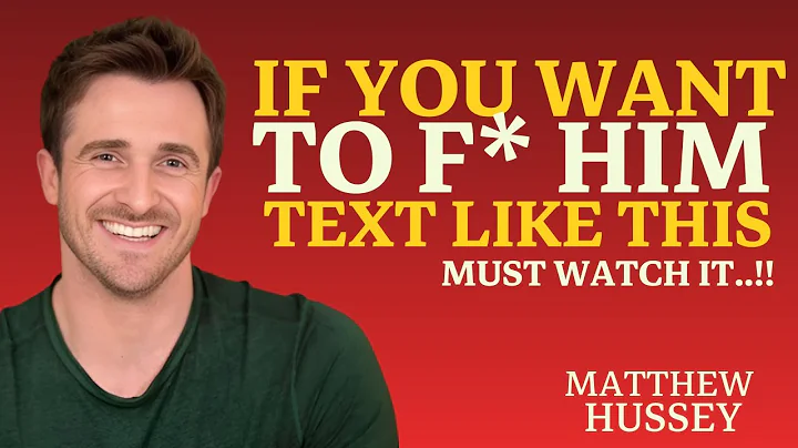 3 TEXETING SECRETS MEN CAN'T RESIST | MATTHEW HUSSEY