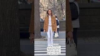 Donald Trump Jr.’s girlfriend  Bettina Anderson looks chic and with a $6,000 Dior bag in NYC today