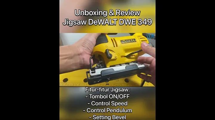 Unboxing & Review Jigsaw DeWALT DWE 349 #powertools #dewalt #jigsaw