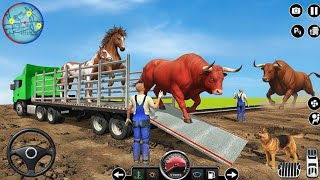 Farm Animal Transport Truck Driving 3D - Pickup Truck Offroad Driver - Android Gameplay  screenshot 5