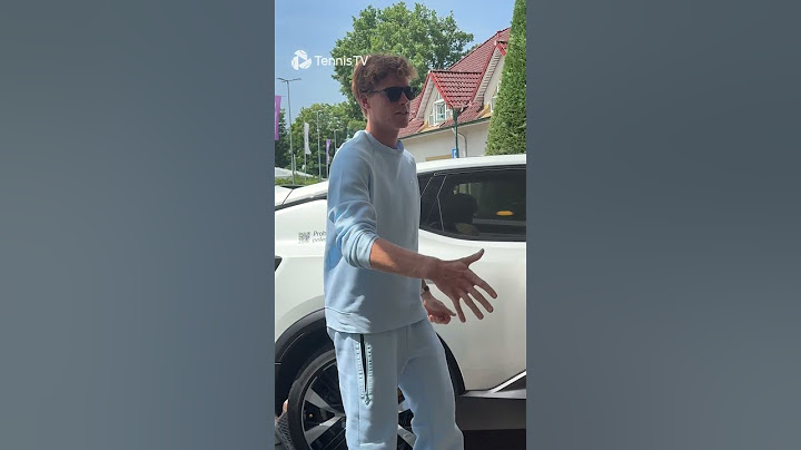 Jannik Sinner Arrives In Halle 🦊☘️