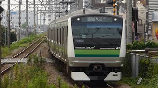 JR東日本　E233系 6000番台　H019編成　大口駅