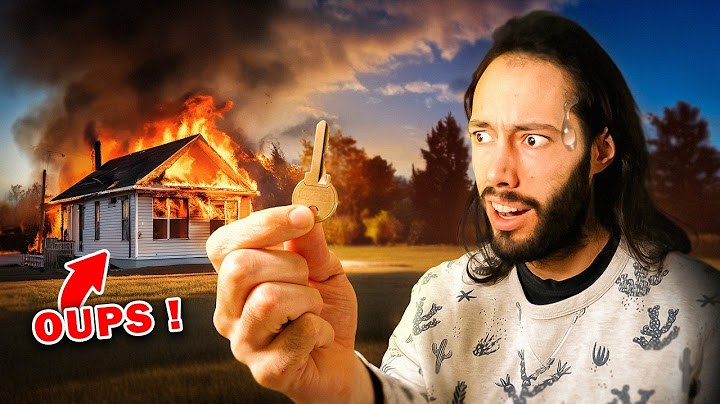 J'ai acheté une maison (elle aurait pu prendre feu) !