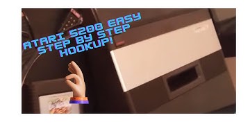 Atari 5200 hookup (Part 1) Part 2 is in the comments.