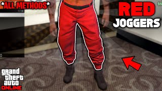 Every Method To Get Red Joggers Glitch In Gta 5 Online! *NO