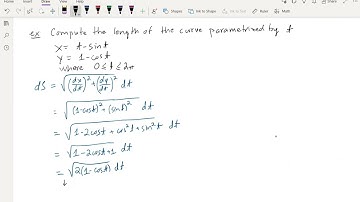 IntCal 29 Arc Length of Parametrized Curve