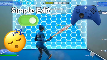 Xbox Controller Simple Edit 😴 Fortnite Piece Control 1v1 (120 FPS) 🏆