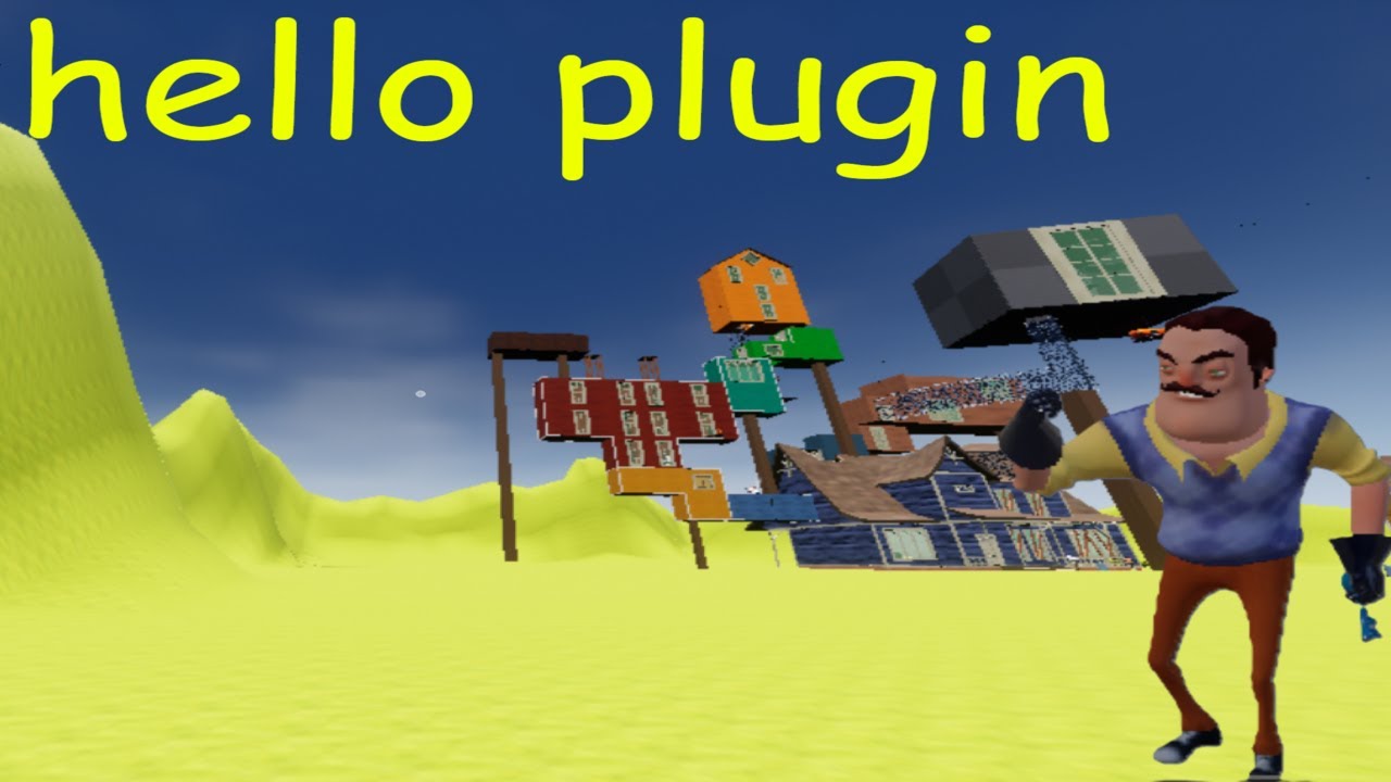 Hello Neighbor mod hello plugin - YouTube