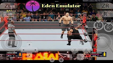 WWE 2K18 Gametest on Eden Emulator latest version Android 🔥🔥 #wwe2k18 #switchemulator #yuzu