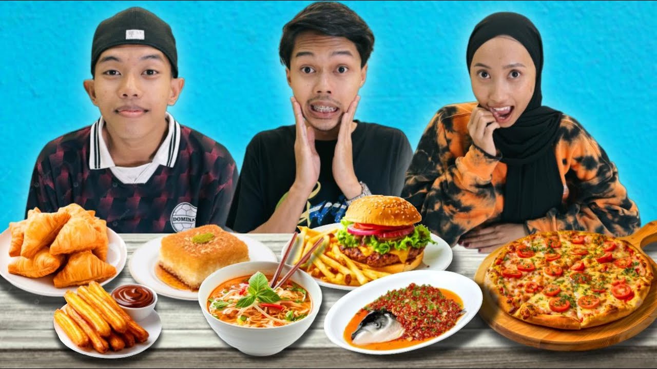 CHALLENGE MAKAN MAKANAN BAZAR IKUT HURUF A SAMPAI Z!