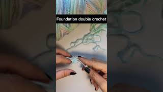 Crochet for beginners: Foundation double crochet