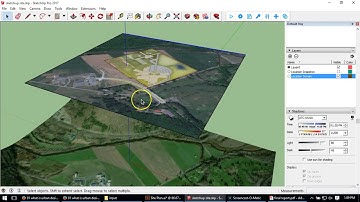 Site Design Image onto Sketchup Terrain / Site Model