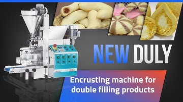 PROFESSIONAL DOUBLE FILLING FORMING AND ENCRUSTING MACHINE NEW DULY BRALYX