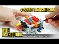 Lego Technic 4-speed RC transmission with Chiron selectors (WITH INSTRUCTIONS!)