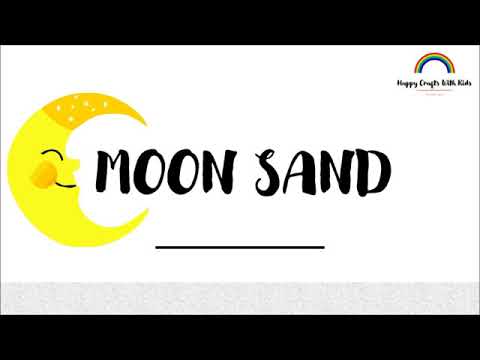 DIY Moon Sand For Kids