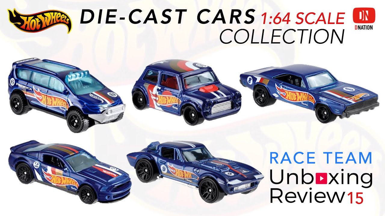Unboxing Hot Wheels Race Team 1 64 Scale Assorted Diecast Cars unboxing-hot-wheels-race-team-1-64-scale-assorted-diecast-cars