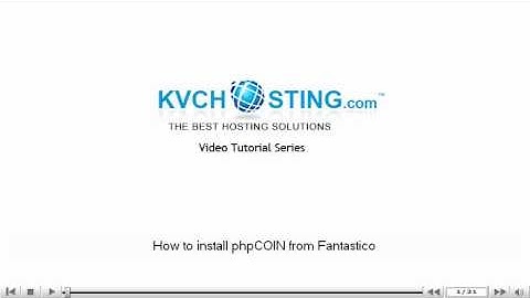 How to install phpCOIN from Fantastico - Fantastico Tutorials