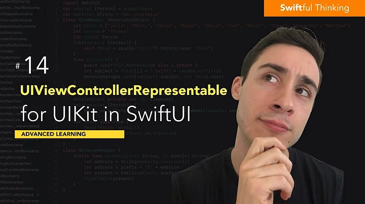 Use UIViewControllerRepresentable to convert UIKit controllers to SwiftUI | Advanced Learning #14