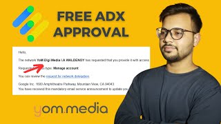 Yom Digi Media Adx Approval Free | YMonetize Adx Approval | Google Adx Approval 2024