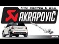 Akrapovic  mini cooper s r56 ligne echappement inox evolution line  mtk tuning