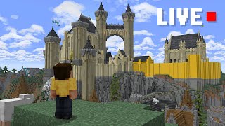 Finishing my 10 year old Castle | Minecraft Creative 1.20 LIVE