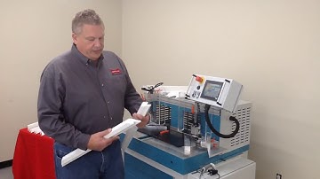 Hoffmann PP2-NCF programmable dovetail routing machine for shutter frames