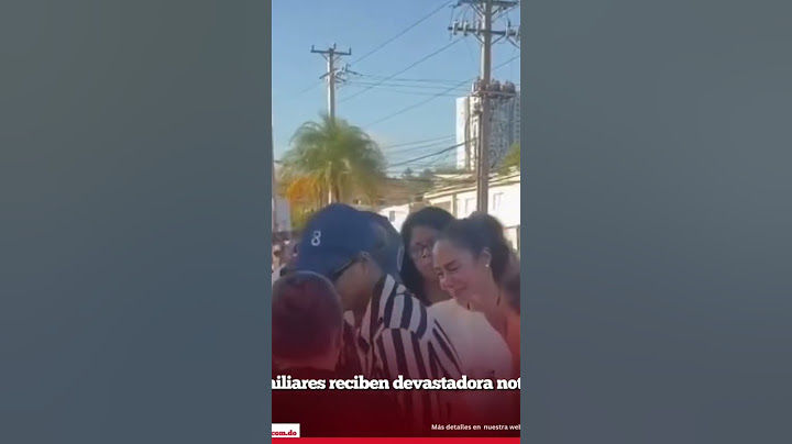 momento en que la hija de rubby perez resibe la noticia de que murio