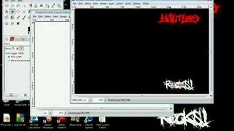 simple desktop background (gimp)