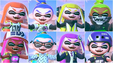 Super Smash Bros. Ultimate - All Characters Clapping Animation With 8 Players (DLC Included)