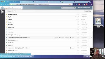 Using the Owncloud web client