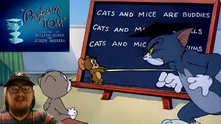 Download Lagu Tom and Jerry - Professor Tom (1948) - First Time Watching: Can Professor Tom Outsmart Jerry? MP3