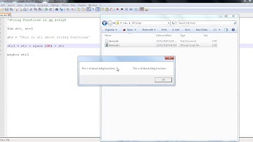 VB Script  - playing with strings