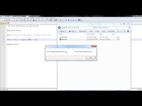 VB Script  - playing with strings