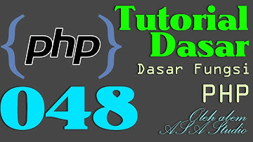 PHP Dasar Video Tutorial 048  Str Replace