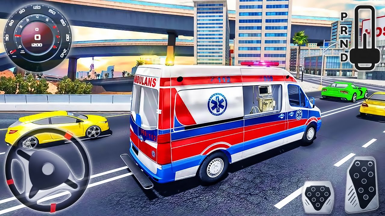 City Emergency Ambulance Simulator - Rescue Van Driving 3D - Android GamePlay