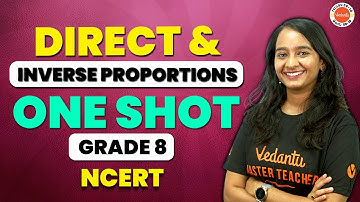 Direct and Inverse Proportions| One Shot| Grade 8| NCERT | Hari Priya Ma